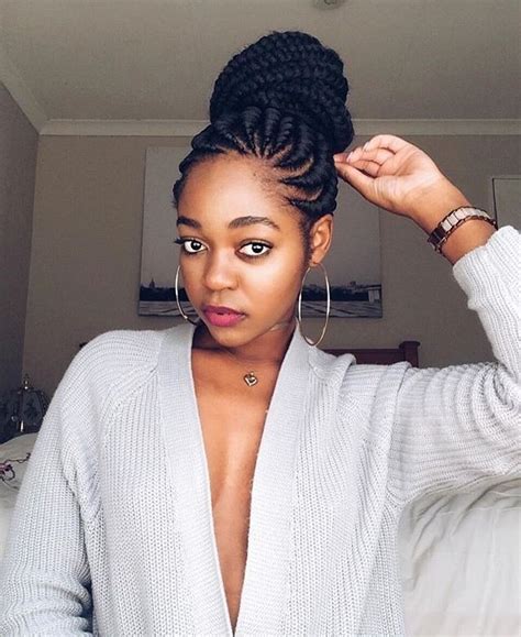  79 Stylish And Chic How To Do A Bun With Box Braids Trend This Years