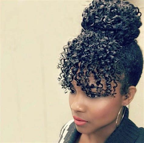 The How To Do A Curly Bun With Natural Hair Trend This Years