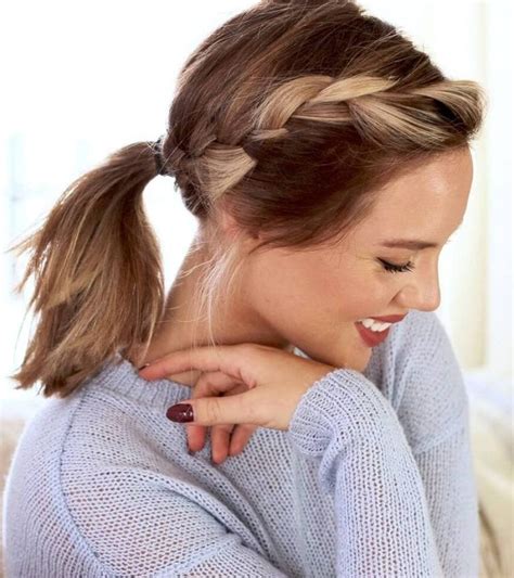 Perfect How To Do A Cute Ponytail With Short Hair For Long Hair