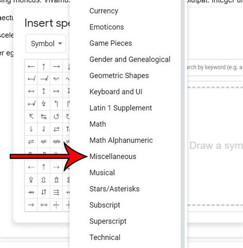 how to do a degree sign in google docs