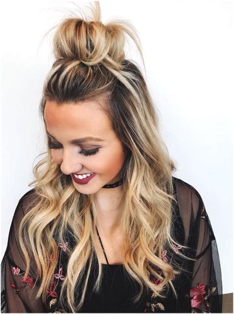 This How To Do A Half Up Top Knot With Long Hair For New Style