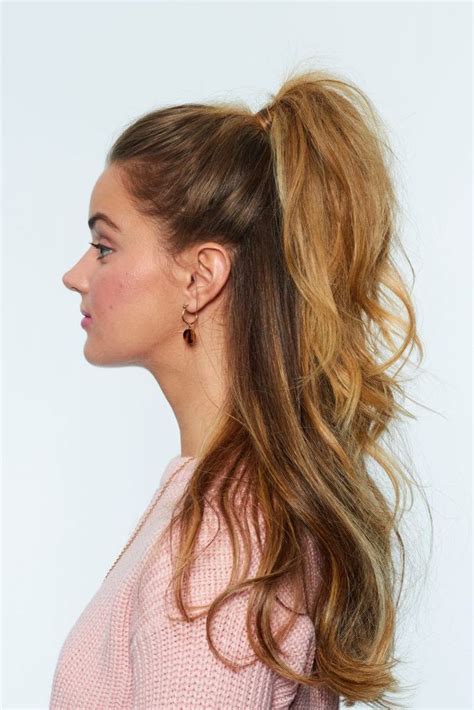 Free How To Do A High Ponytail Half Up Half Down For Hair Ideas
