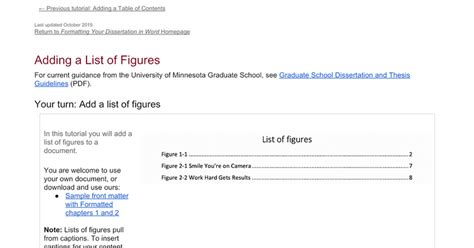 how to do a list of figures in google docs