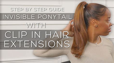 This How To Do A Ponytail With Clip In Extensions For Bridesmaids