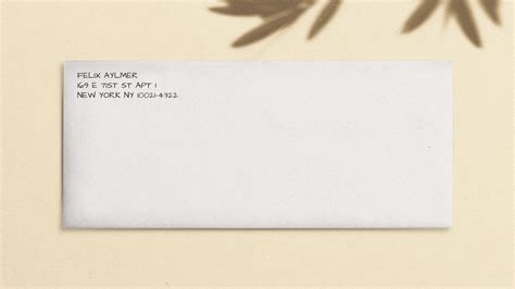 how to do a return address on an envelope