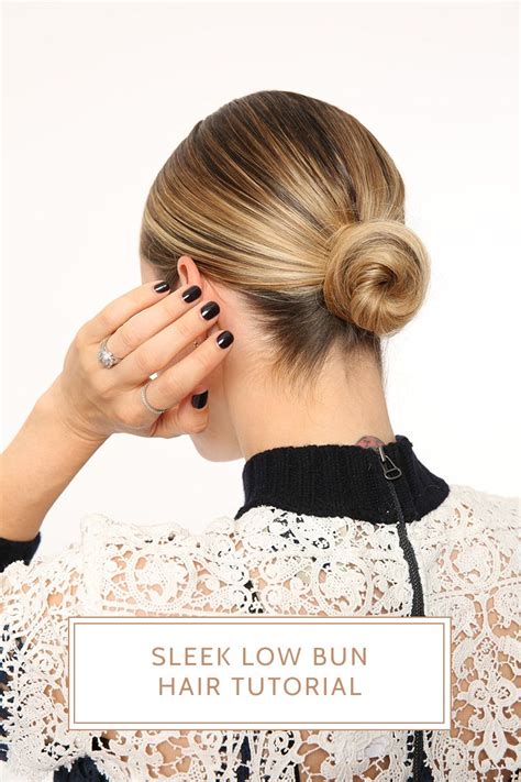 Free How To Do A Sleek Low Bun For New Style