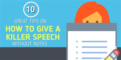 how to do a speech without notes
