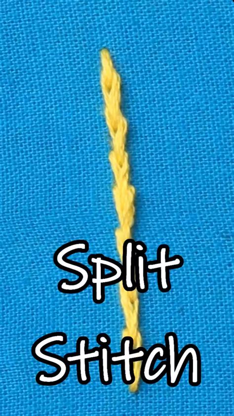 How To Do A Split Stitch