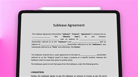 How To Do A Sublease