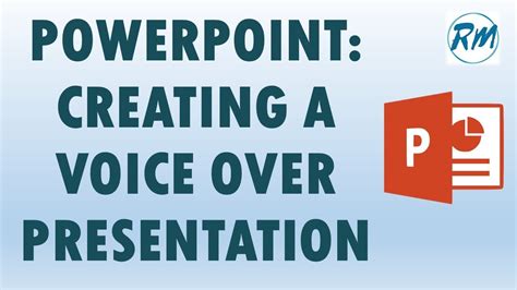 how to do a voice presentation on powerpoint
