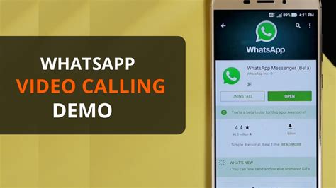 how to do a whatsapp video call
