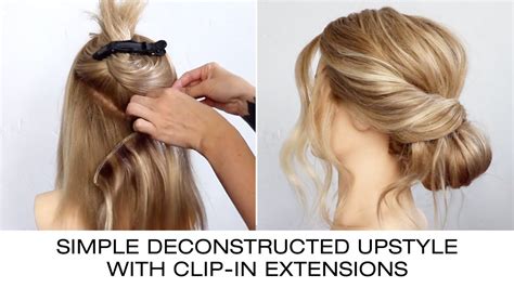 Trend How To Do An Updo With Clip In Extensions New Hair