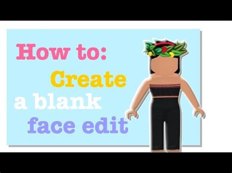 how to do blank face in roblox avatar｜TikTok Search