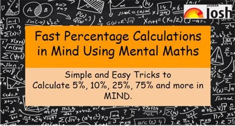 how to do calculations faster in mind