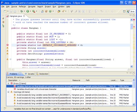 How To Do Code Analysis In Eclipse