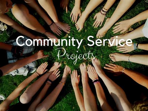 how to do community service for college