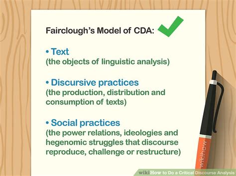 how to do critical discourse analysis step by step