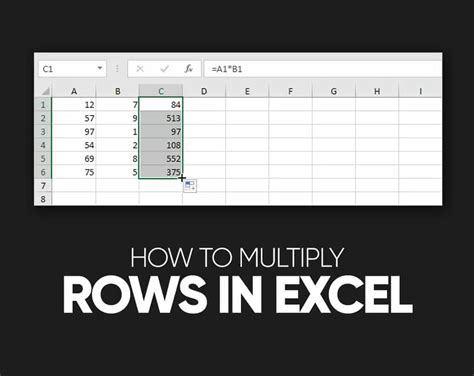 how to do cross multiplication in excel