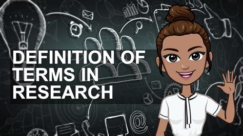 how to do definition of terms in practical research