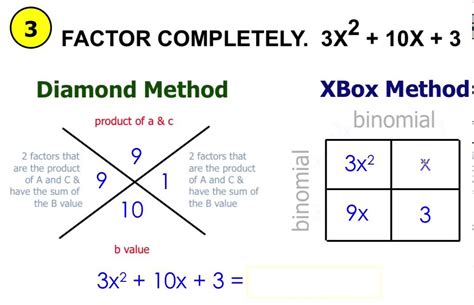 How To Do Diamond Method Factoring