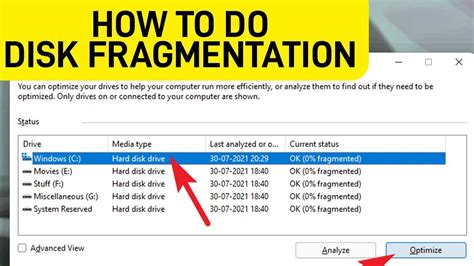 How To Do Disk Defragmentation