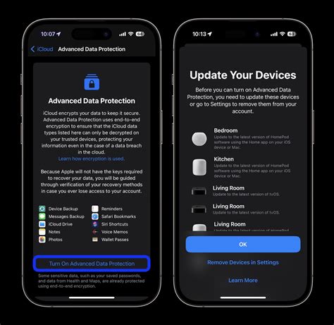 how to do end to end encryption on iphone