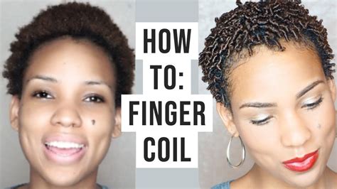 Stunning How To Do Finger Coils On Short 4C Hair For Long Hair