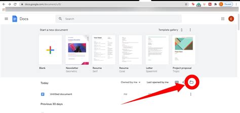 how to do folders in google docs