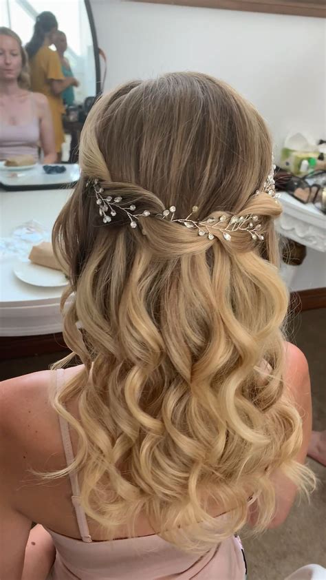 This How To Do Half Up Half Down Wedding Hairstyles For Hair Ideas