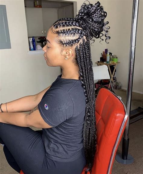  79 Popular How To Do Half Up Half Down With Box Braids For Long Hair
