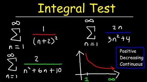 how to do integral test for convergence