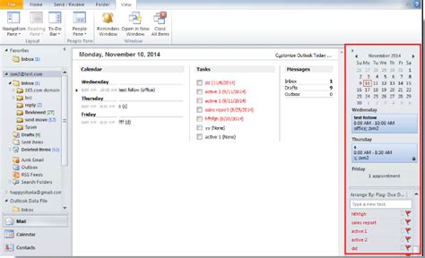 How To Do List In Outlook Today