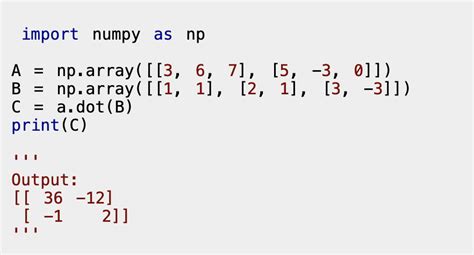 how to do matrix multiplication in python without numpy