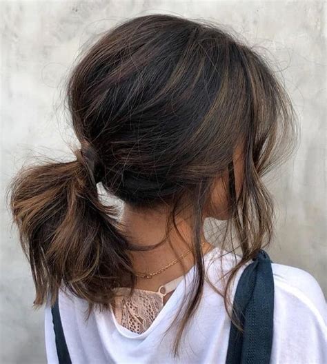  79 Ideas How To Do Messy Ponytail With Short Hair With Simple Style