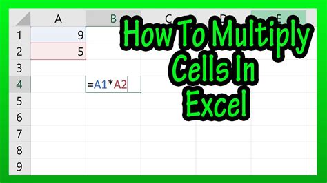 how to do multiply in excel sheet