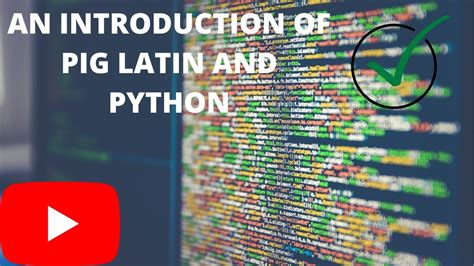 how to do pig latin in python