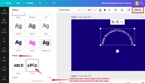 How To Do Rounded Edges In Canva