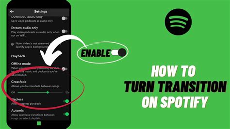 how to do spotify smooth transition