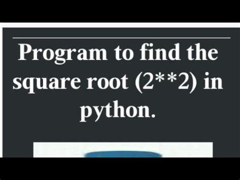how to do square root in python without math