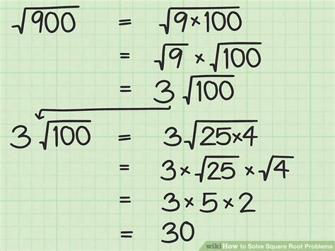 how to do square root math problems