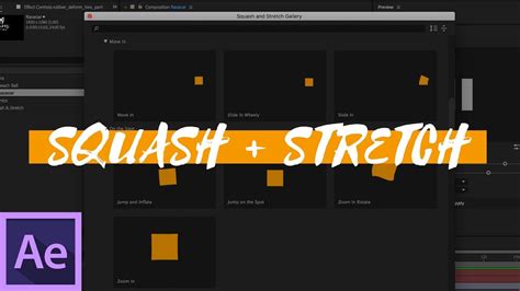 How To Do Squash And Stretch In After Effects