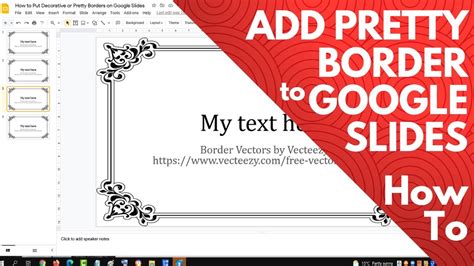 how to do text border in google slides