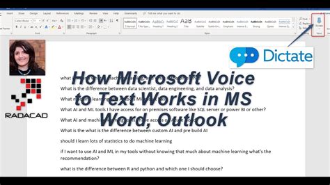 how to do voice to text in microsoft word