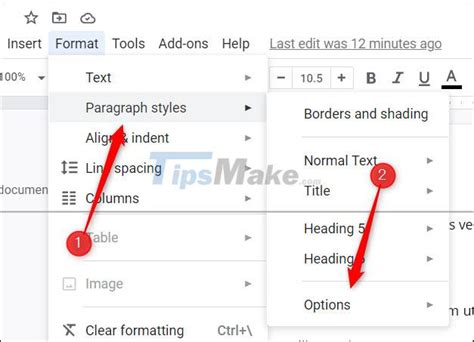 how to double line space in docs