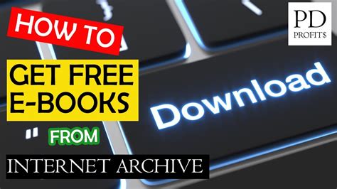 how to download books from internet archive