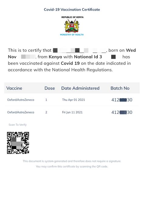 how to download covid 19 certificate in kenya