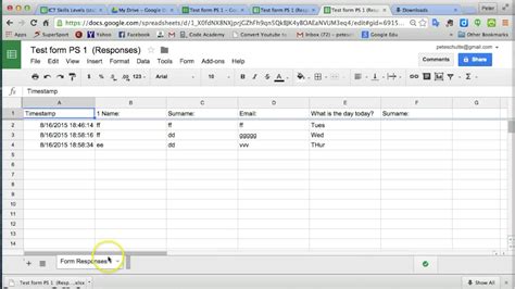 how to download google form to excel