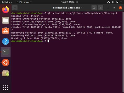 how to download linux kernel source code using git