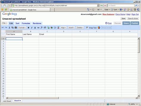 how to download spreadsheet from google docs