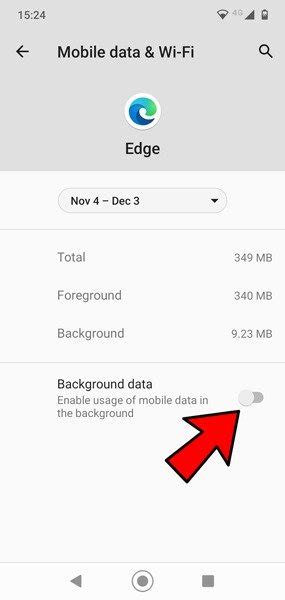 how to download using mobile data on android